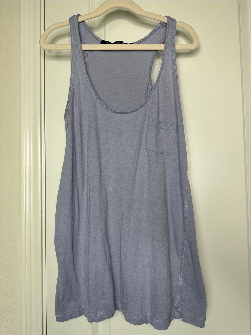 Bluenotes Pastel Purple Tank with Pocket